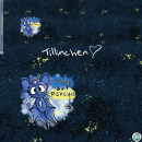 Cute but Psycho Blau -French Terry-